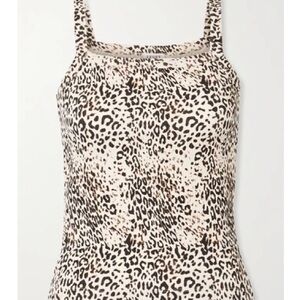 LESET Leopard Print Tank Top XS